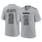BIPIHUC LV.Raiders #2 Ashton Jeanty Player Gray Atmosphere Fashion Limited Game Stitched Jerseys