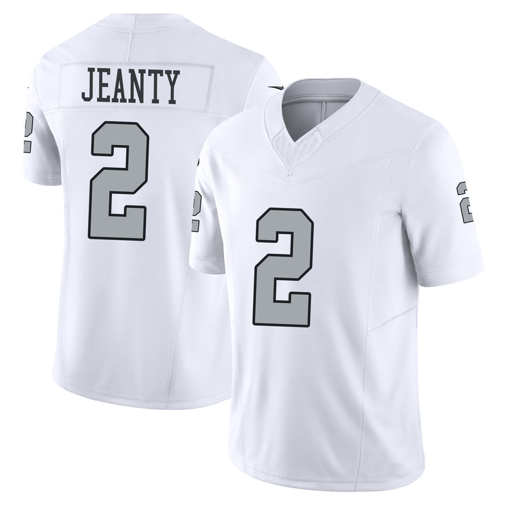 BIPIHUC LV.Raiders #2 Ashton Jeanty Player White Alternate Vapor F.U.S.E Limited Stitched Jerseys