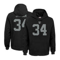 BIPIHUC LV.Raiders #34 Bo Jackson Player Black Salute to Service Hoodies Stitched Jerseys