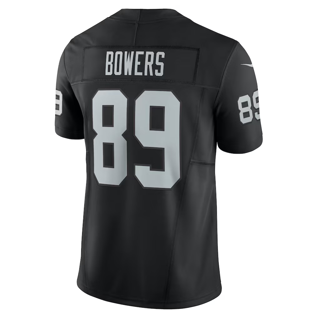 BIPIHUC LV.Raiders #89 Brock Bowers Black Team Vapor F.U.S.E. Limited Stitched Jerseys