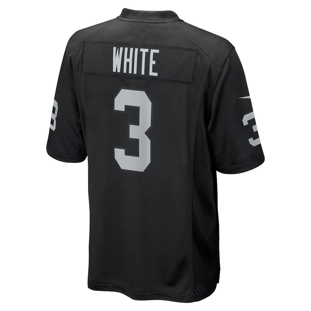BIPIHUC LV.Raiders #3 Zamir White Black Team Game Stitched Jerseys