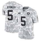 BIPIHUC LV.Raiders #5 Eric Stokes Player Arctic Camo Salute To Service Limited Game Stitched Jerseys