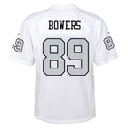 BIPIHUC LV.Raiders #89 Brock Bowers Player White Alternate Game Stitched Jerseys