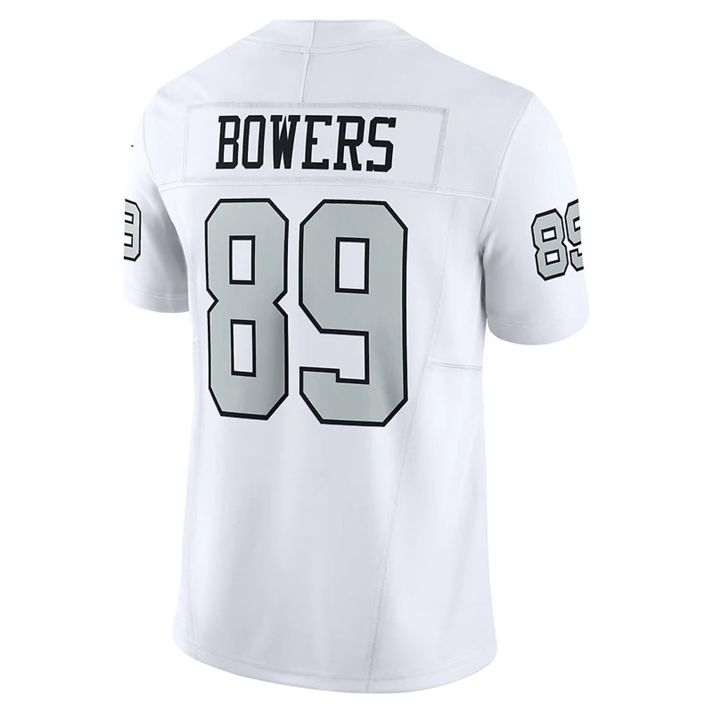 BIPIHUC LV.Raiders #89 Brock Bowers Player White Alternate Vapor F.U.S.E Limited Stitched Jerseys