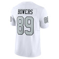 BIPIHUC LV.Raiders #89 Brock Bowers Player White Alternate Vapor F.U.S.E Limited Stitched Jerseys