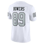 BIPIHUC LV.Raiders #89 Brock Bowers Player White Alternate Vapor F.U.S.E Limited Stitched Jerseys