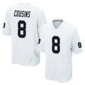 BIPIHUC LV.Raiders #8 Kirk Cousins Player White Home Game Stitched Jerseys