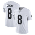 BIPIHUC LV.Raiders #8 Kirk Cousins Player White Limited Vapor Untouchable Home Game Stitched Jerseys