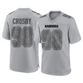 BIPIHUC LV.Raiders #98 Maxx Crosby Player Gray Atmosphere Fashion Limited Game Stitched Jerseys