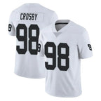 BIPIHUC LV.Raiders #98 Maxx Crosby Player White Limited Vapor Untouchable Home Game Stitched Jerseys