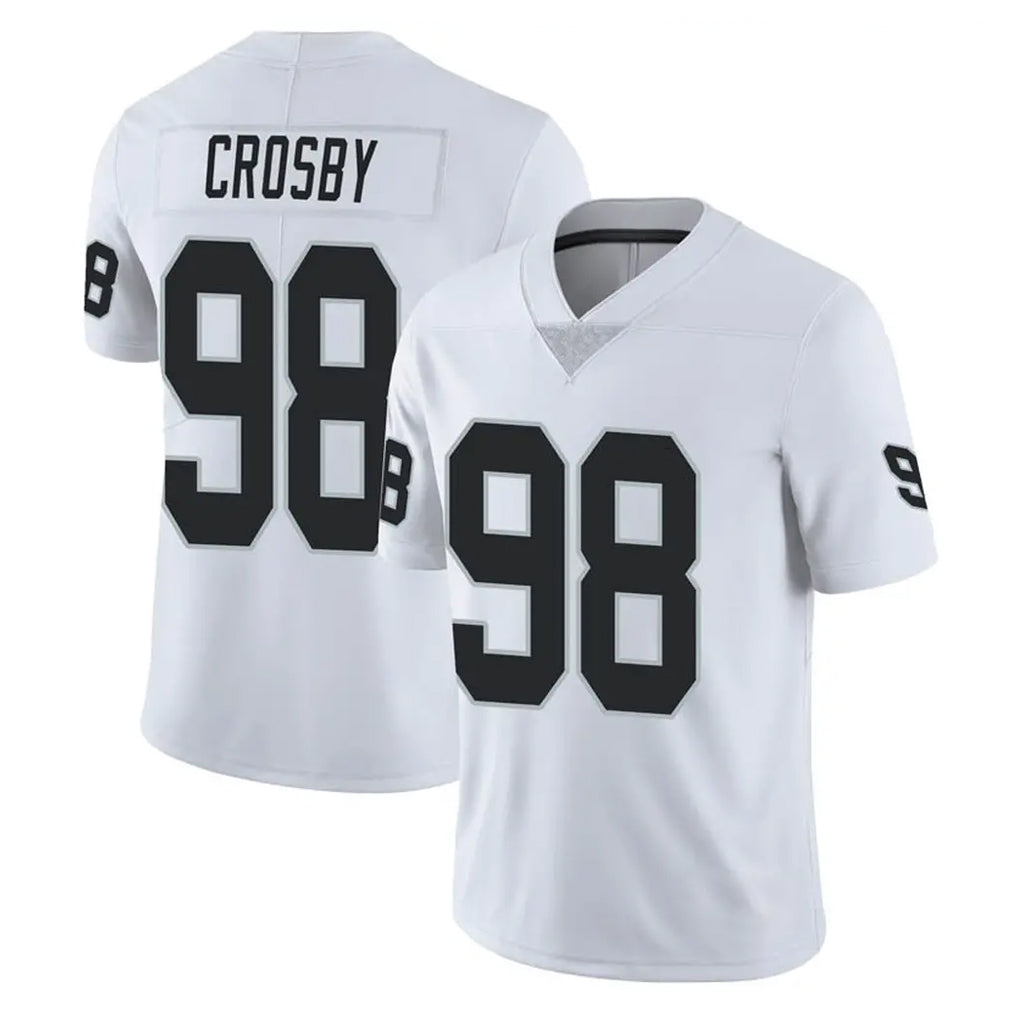 BIPIHUC LV.Raiders #98 Maxx Crosby Player White Limited Vapor Untouchable Home Game Stitched Jerseys