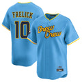BIPIHUC M.Brewers #10 Sal Frelick Player Light Blue City Connect Home Limited Stitched Jerseys