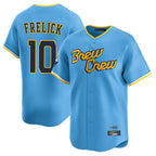 BIPIHUC M.Brewers #10 Sal Frelick Player Light Blue City Connect Home Limited Stitched Jerseys
