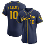 BIPIHUC M.Brewers #10 Sal Frelick Player Navy Home Limited Elite Stitched Jerseys