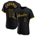 BIPIHUC M.Brewers #11 Jackson Chourio Player Black Snake Skin City Home Limited Elite Stitched Jerseys