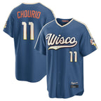 BIPIHUC M.Brewers #11 Jackson Chourio Player Blue 2026 City Connect Home Game Stitched Jerseys