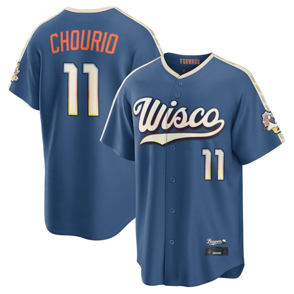 BIPIHUC M.Brewers #11 Jackson Chourio Player Blue 2026 City Connect Home Game Stitched Jerseys