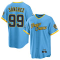BIPIHUC M.Brewers #99 Gary Sanchez Player Light Blue City Connect Home Game Stitched Jerseys