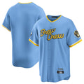BIPIHUC M.Brewers Blank Player Light Blue City Connect Home Game Stitched Jerseys