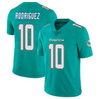 BIPIHUC M.Dolphins #10 Jacob Rodriguez Player Aqua Limited Vapor Untouchable Home Game Stitched Jerseys