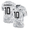 BIPIHUC M.Dolphins #10 Jacob Rodriguez Player Arctic Camo Salute To Service Limited Game Stitched Jerseys