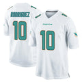 BIPIHUC M.Dolphins #10 Jacob Rodriguez Player White Home Game Stitched Jerseys