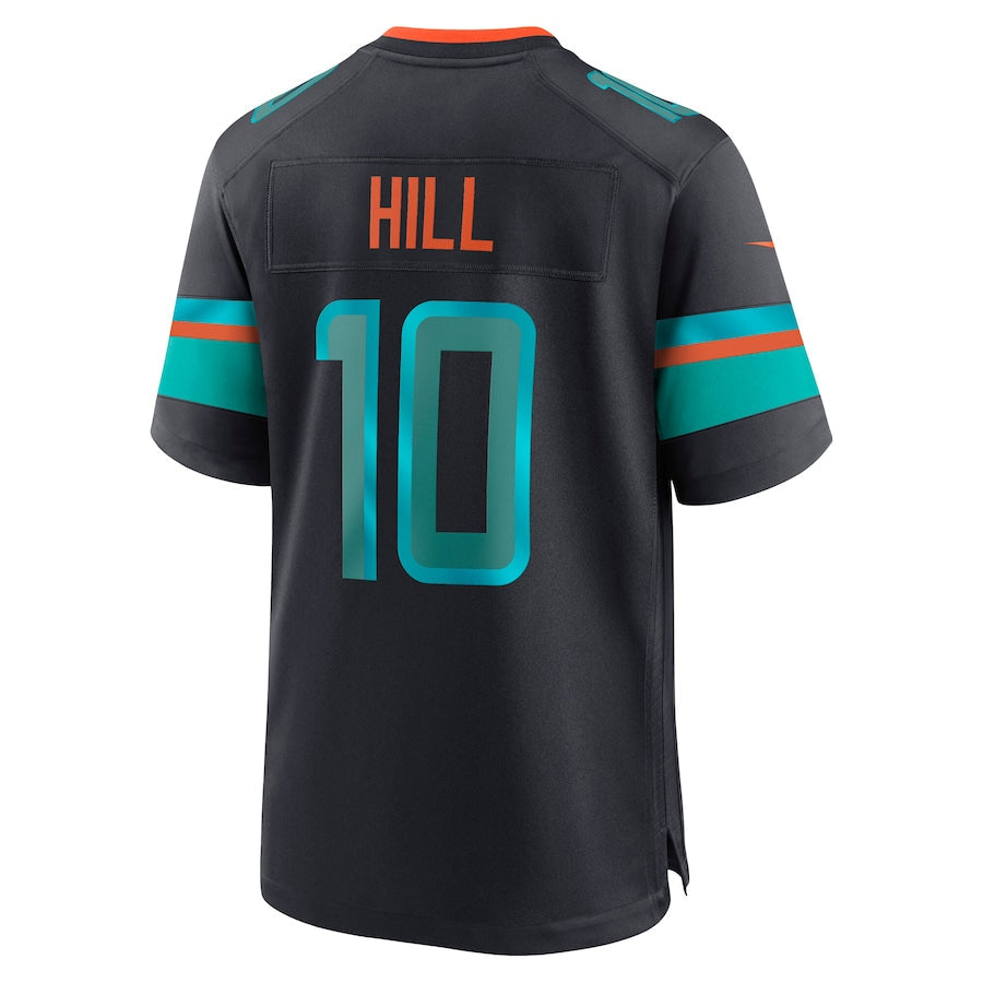 BIPIHUC M.Dolphins #10 Tyreek Hill Player Blue Rivalries Collection Game Stitched Jersey