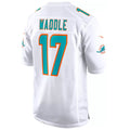 BIPIHUC M.Dolphins #17 Jaylen Waddle Player White Home Game Stitched Jerseys