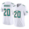 BIPIHUC M.Dolphins #20 Jordyn Brooks Player White Limited Vapor F.U.S.E. Home Game Stitched Jerseys