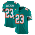 BIPIHUC M.Dolphins #23 Zayne Anderson Player Aqua Limited Alternate Vapor Untouchable Home Game Stitched Jerseys