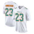 BIPIHUC M.Dolphins #23 Zayne Anderson Player White Fashion Home Game Stitched Jerseys