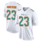 BIPIHUC M.Dolphins #23 Zayne Anderson Player White Fashion Home Game Stitched Jerseys