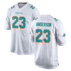 BIPIHUC M.Dolphins #23 Zayne Anderson Player White Limited Home Game Stitched Jerseys