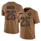 BIPIHUC M.Dolphins #25 Tyrel Dodson Player Brown Salute To Service Limited Stitched Jerseys
