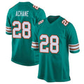 BIPIHUC M.Dolphins #28 De??£¤Von Achane Player Green Alternate Game Stitched Jerseys