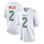 BIPIHUC M.Dolphins #2 Malik Willis Player White Fashion Home Game Stitched Jerseys
