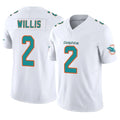 BIPIHUC M.Dolphins #2 Malik Willis Player White Limited Vapor F.U.S.E. Home Game Stitched Jerseys