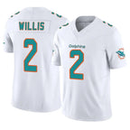 BIPIHUC M.Dolphins #2 Malik Willis Player White Limited Vapor F.U.S.E. Home Game Stitched Jerseys