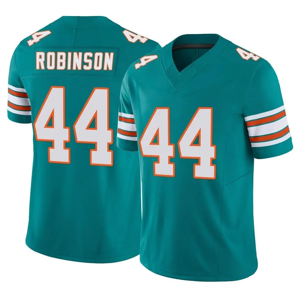 BIPIHUC M.Dolphins #44 Chop Robinson Player Aqua Limited Alternate Vapor F.U.S.E. Home Game Stitched Jerseys