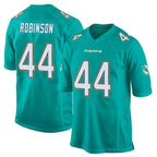 BIPIHUC M.Dolphins #44 Chop Robinson Player Aqua Team Color Home Game Stitched Jerseys