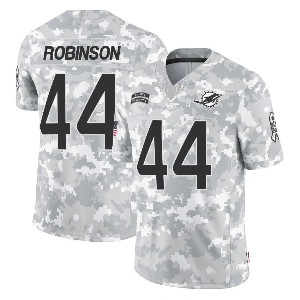 BIPIHUC M.Dolphins #44 Chop Robinson Player Arctic Camo Salute To Service Limited Game Stitched Jerseys