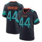 BIPIHUC M.Dolphins #44 Chop Robinson Player Pitch Blue Rivalries Collection Game Stitched Jersey