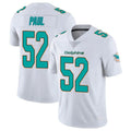 BIPIHUC M.Dolphins #52 Patrick Paul Player White Limited Vapor Untouchable Home Game Stitched Jerseys