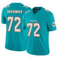 BIPIHUC M.Dolphins #72 Jonah Savaiinaea Player Aqua Limited Vapor F.U.S.E. Home Game Stitched Jerseys