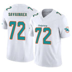 BIPIHUC M.Dolphins #72 Jonah Savaiinaea Player White Limited Vapor F.U.S.E. Home Game Stitched Jerseys