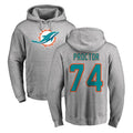 BIPIHUC M.Dolphins #74 Kadyn Proctor Player Gray LOGO Pullover Hoodies Limited Stitched Jerseys