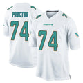 BIPIHUC M.Dolphins #74 Kadyn Proctor Player White Home Game Stitched Jerseys