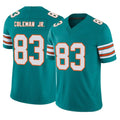 BIPIHUC M.Dolphins #83 Kevin Coleman Jr. Player Aqua Limited Alternate Vapor F.U.S.E. Home Game Stitched Jerseys
