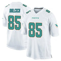 BIPIHUC M.Dolphins #85 Greg Dulcich Player White Home Game Stitched Jerseys