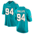 BIPIHUC M.Dolphins #94 Jordan Phillips Player Aqua Home Game Stitched Jerseys